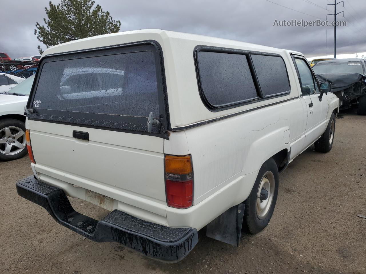 1985 Toyota Pickup 1/2 Ton Rn50 Sr5 White vin: JT4RN50S2F5001623