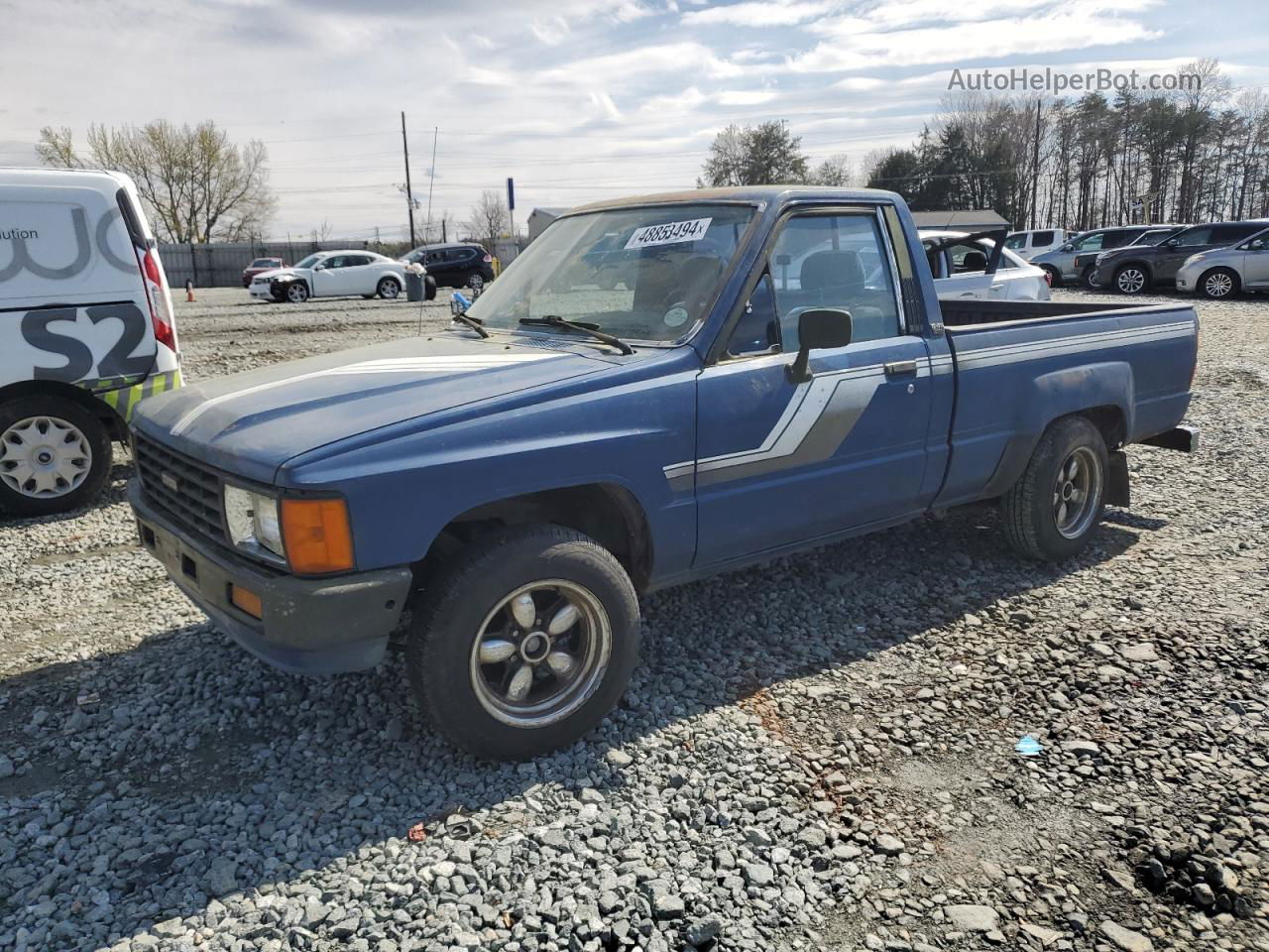 1985 Toyota Pickup 1/2 Ton Rn50 Sr5 Blue vin: JT4RN50S5F0060517