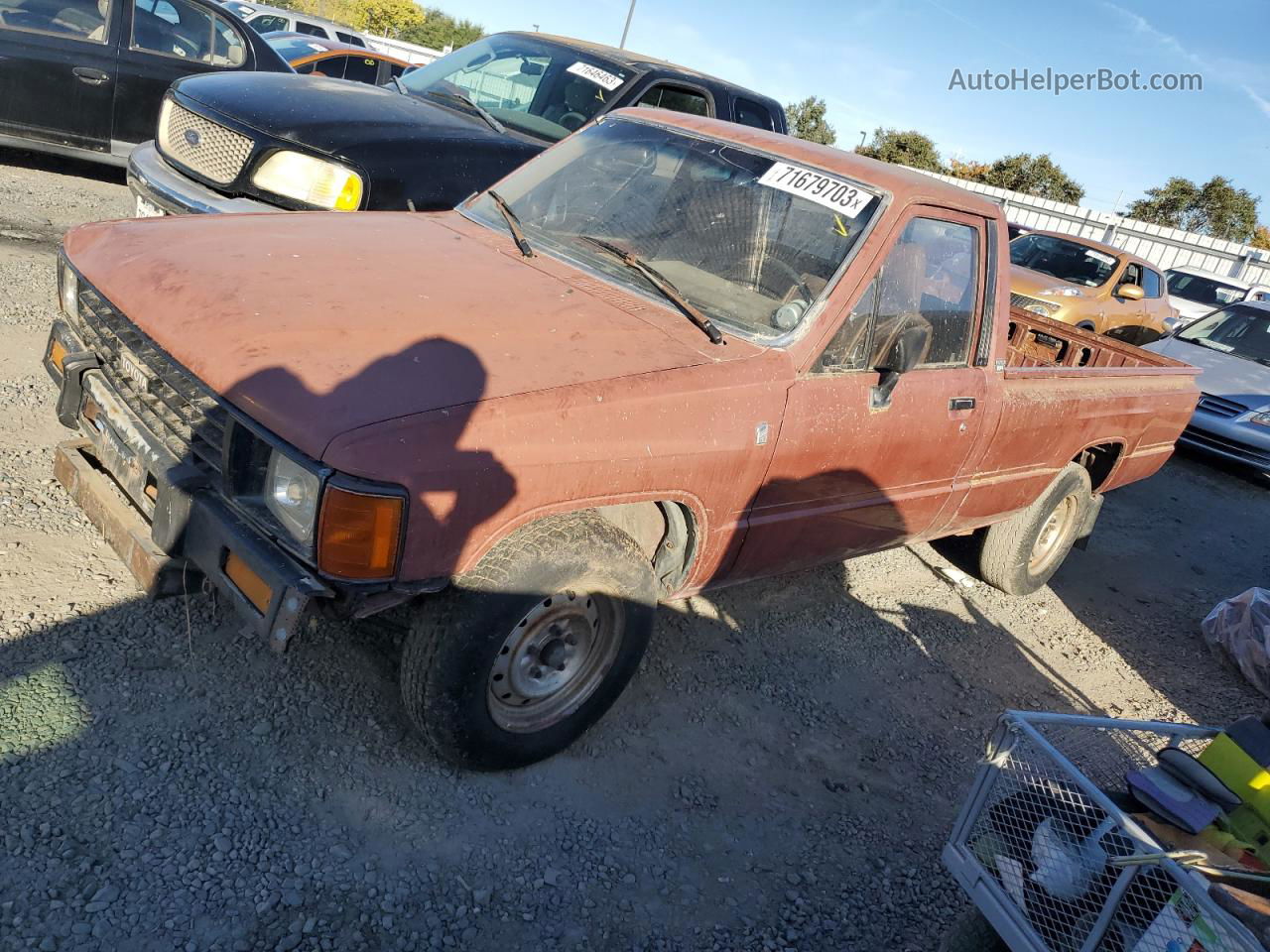 1985 Toyota Pickup 1 Ton Long Bed Rn55 Brown vin: JT4RN55E8F0148691