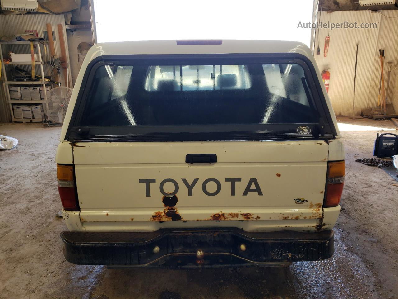 1985 Toyota Pickup Xtracab Rn56 Dlx White vin: JT4RN56D8F0097487