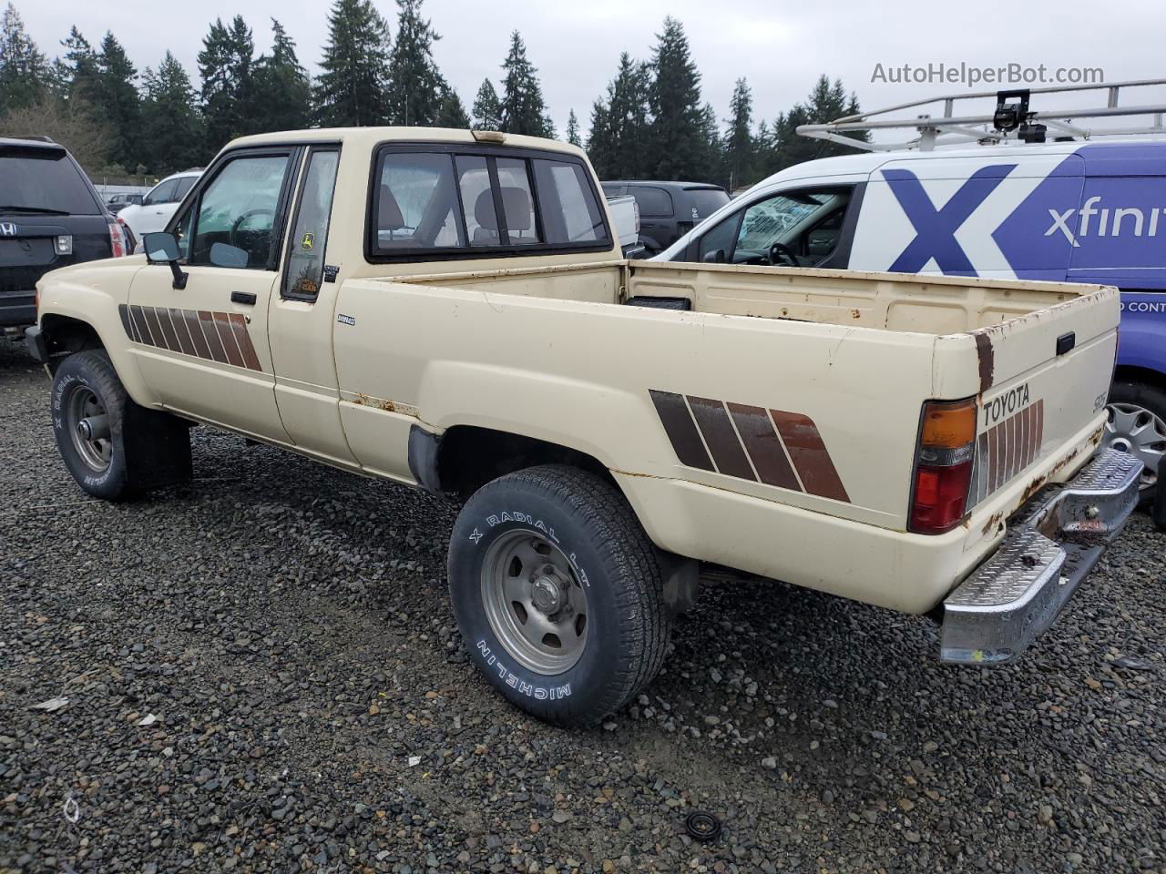 1985 Toyota Pickup Xtracab Rn66 Sr5 Beige vin: JT4RN66S0F5081954