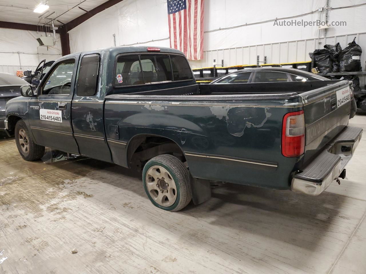 1998 Toyota T100 Xtracab Green vin: JT4TN12D2W0039864