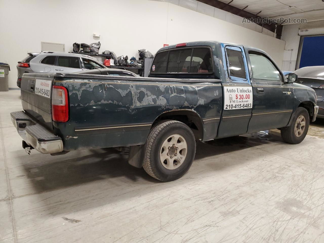 1998 Toyota T100 Xtracab Green vin: JT4TN12D2W0039864