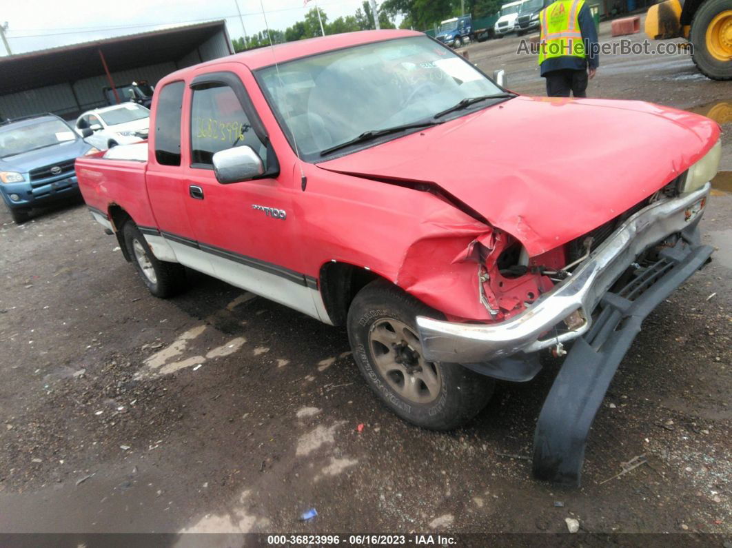 1998 Toyota T100 Sr5 Red vin: JT4TN14D0W0040881