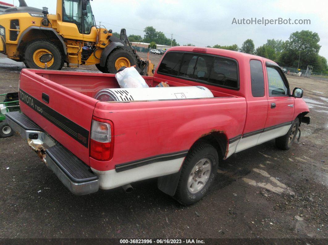 1998 Toyota T100 Sr5 Red vin: JT4TN14D0W0040881