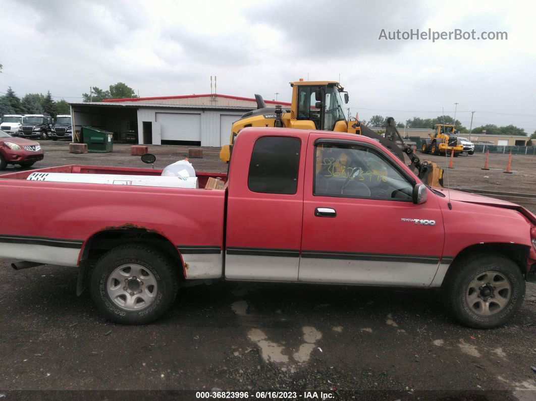 1998 Toyota T100 Sr5 Red vin: JT4TN14D0W0040881