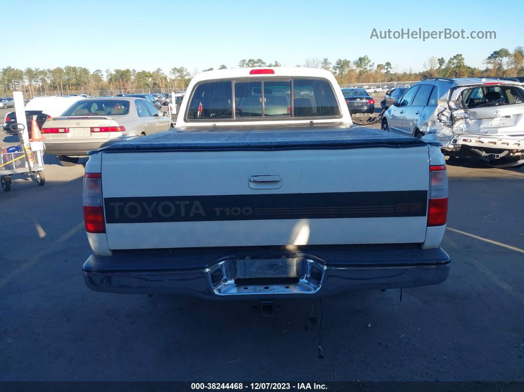 1998 Toyota T100 Sr5 V6 White vin: JT4TN14D4W0041354