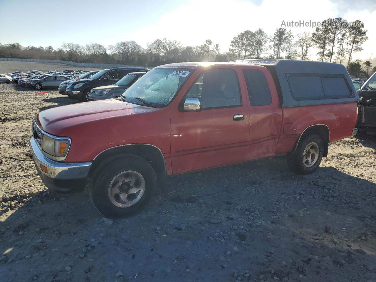 1998 Toyota T100 Xtracab Sr5 Red vin: JT4TN14D6W0042134