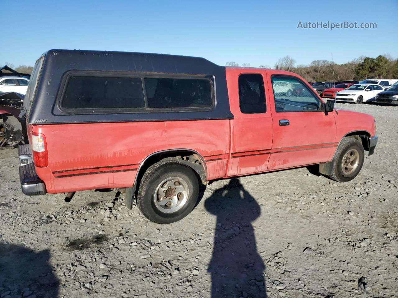 1998 Toyota T100 Xtracab Sr5 Red vin: JT4TN14D6W0042134