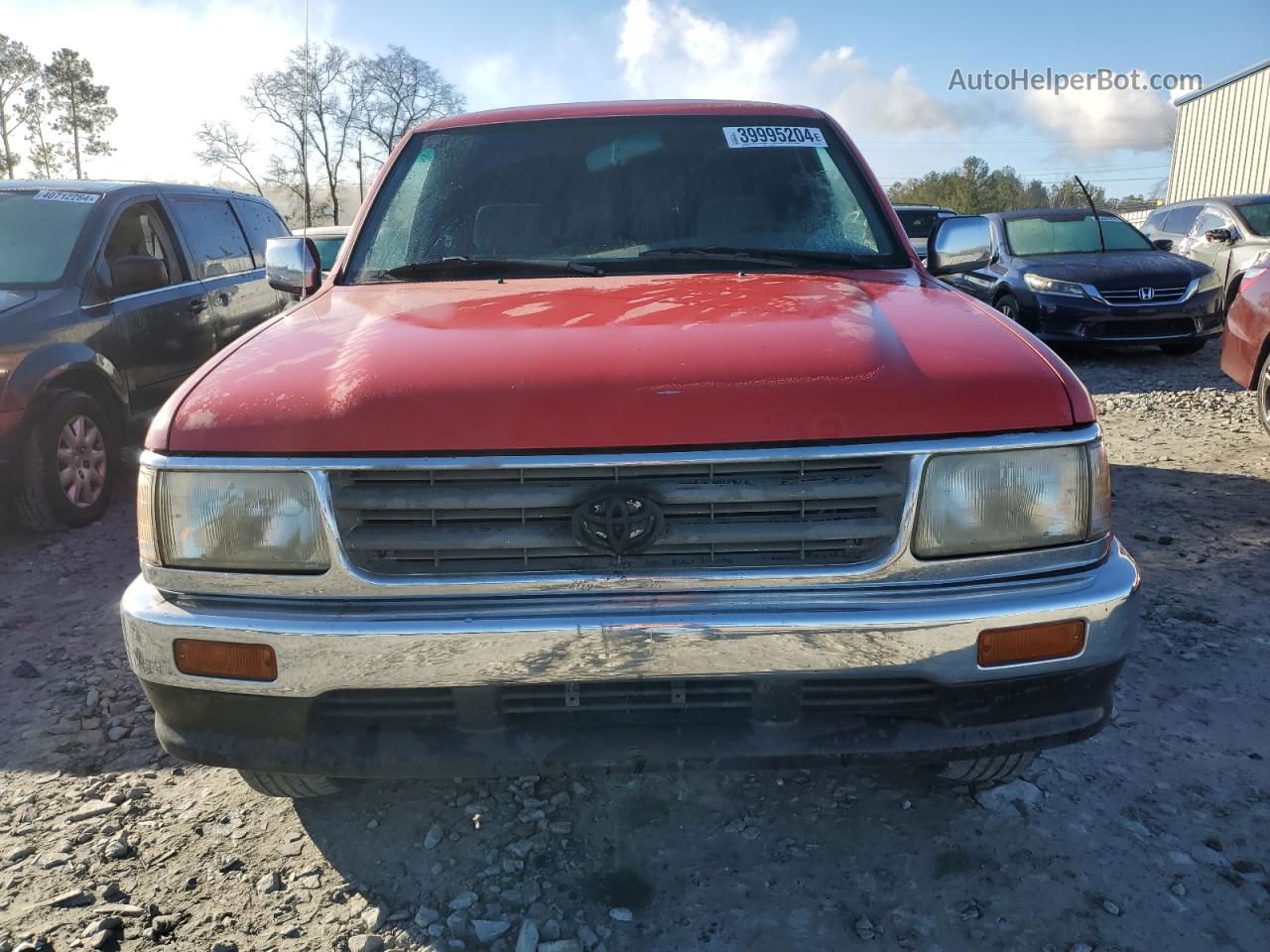 1998 Toyota T100 Xtracab Sr5 Red vin: JT4TN14D6W0042134