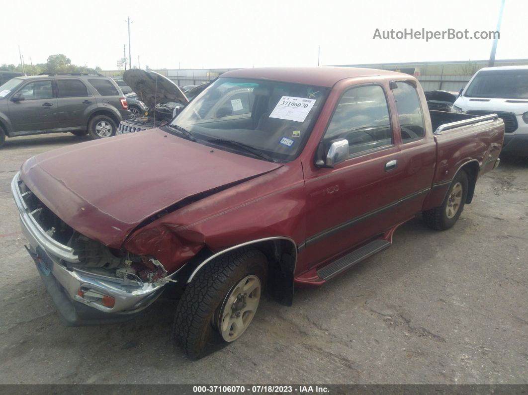 1998 Toyota T100 Sr5 Red vin: JT4TN14D8W0040711