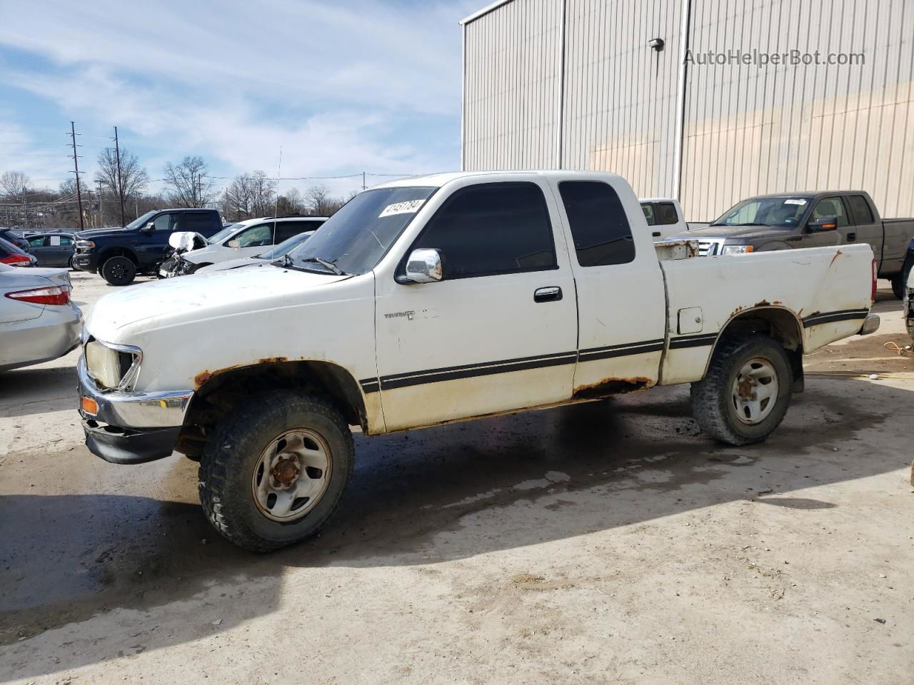 1998 Toyota T100 Xtracab Sr5 White vin: JT4UN24D1W0055626