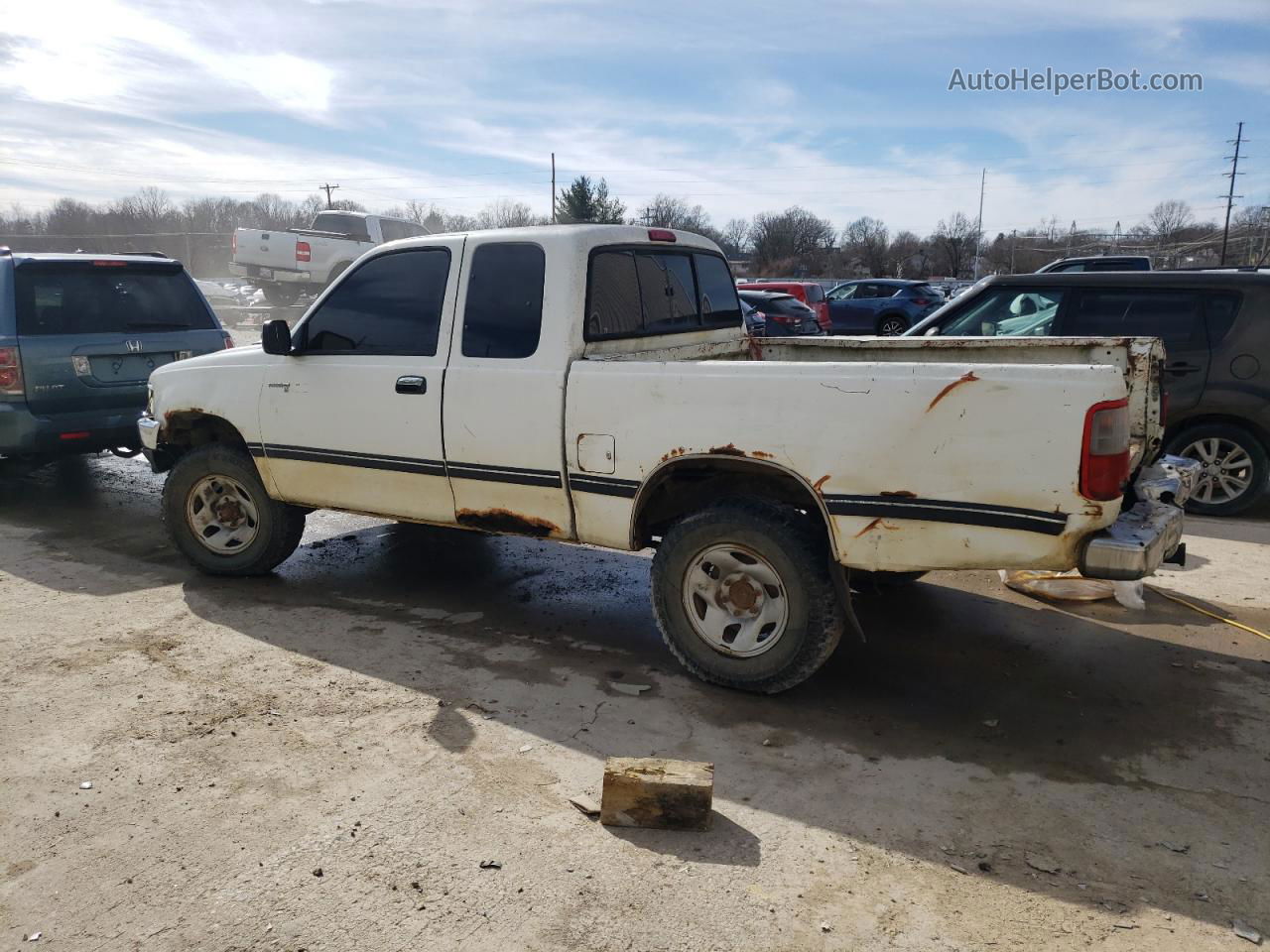 1998 Toyota T100 Xtracab Sr5 White vin: JT4UN24D1W0055626