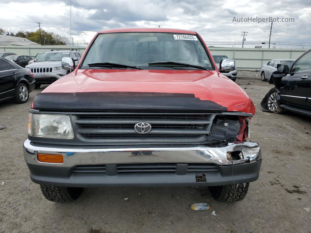 1998 Toyota T100 Xtracab Sr5 Red vin: JT4UN24D1W0056498