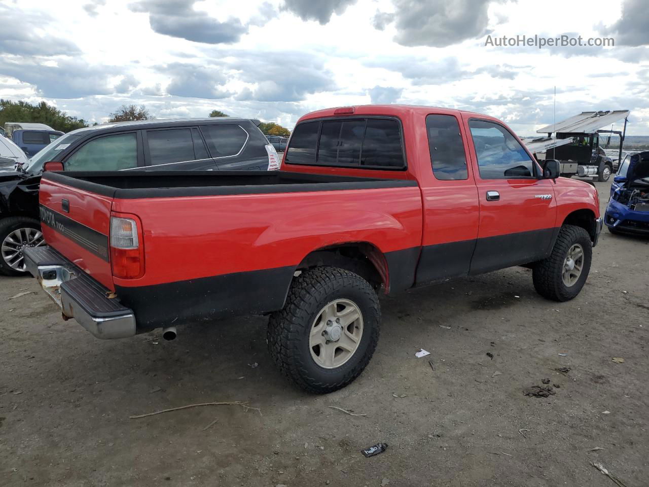 1998 Toyota T100 Xtracab Sr5 Red vin: JT4UN24D1W0056498