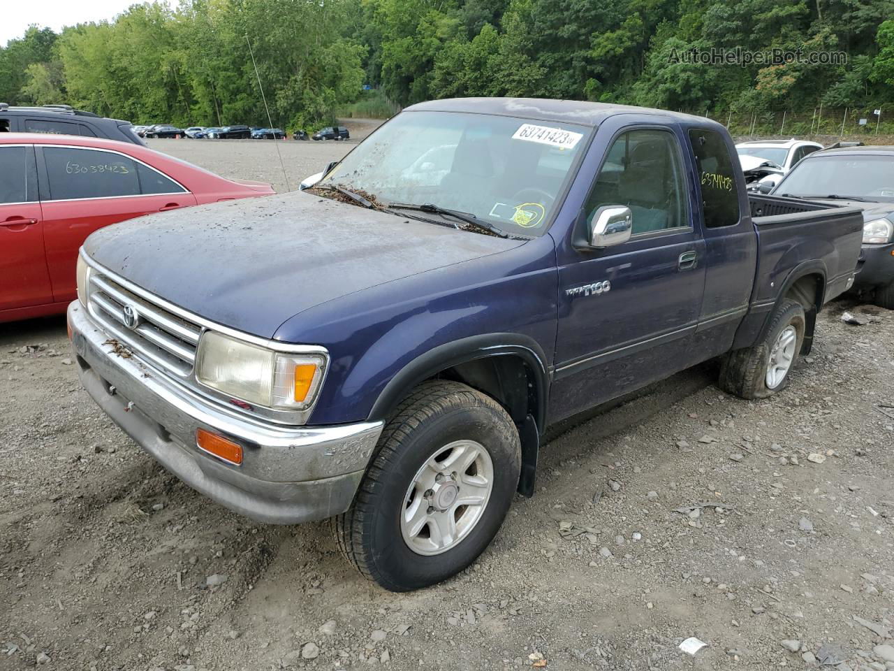 1998 Toyota T100 Xtracab Sr5 Синий vin: JT4UN24D3W0055160