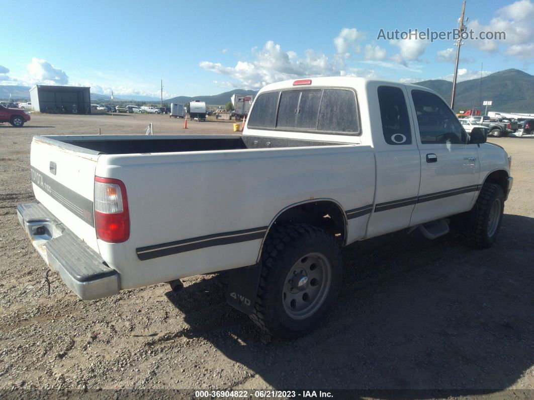 1998 Toyota T100 Sr5 White vin: JT4UN24D6W0052396