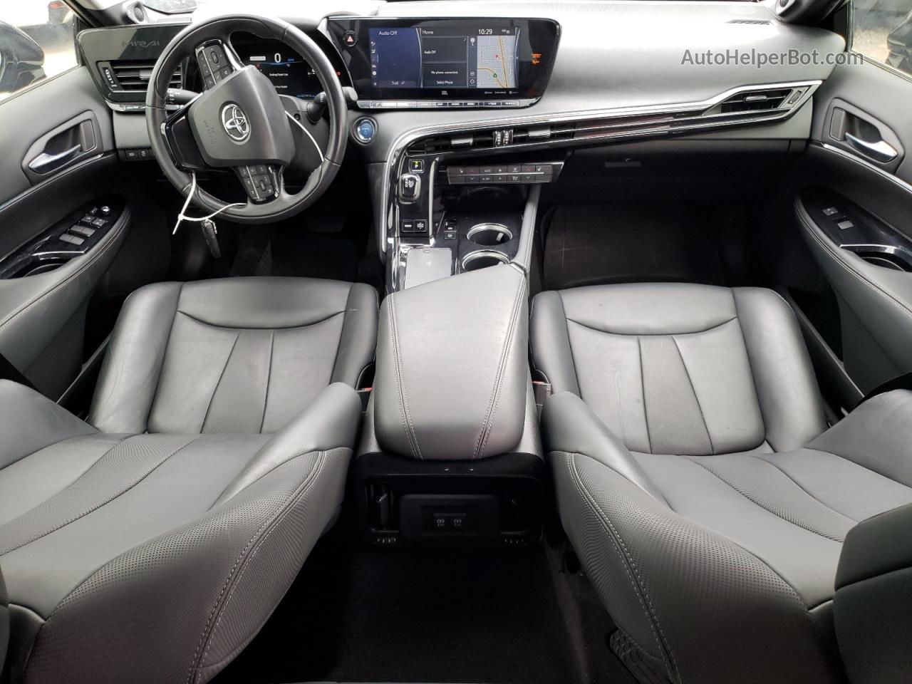 2021 Toyota Mirai Xle Черный vin: JTDAAAAA6MA001040