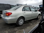 2003 Toyota Corolla Ce Silver vin: JTDBR32E030033707