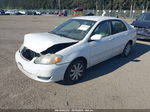 2003 Toyota Corolla Le White vin: JTDBR32E030038745