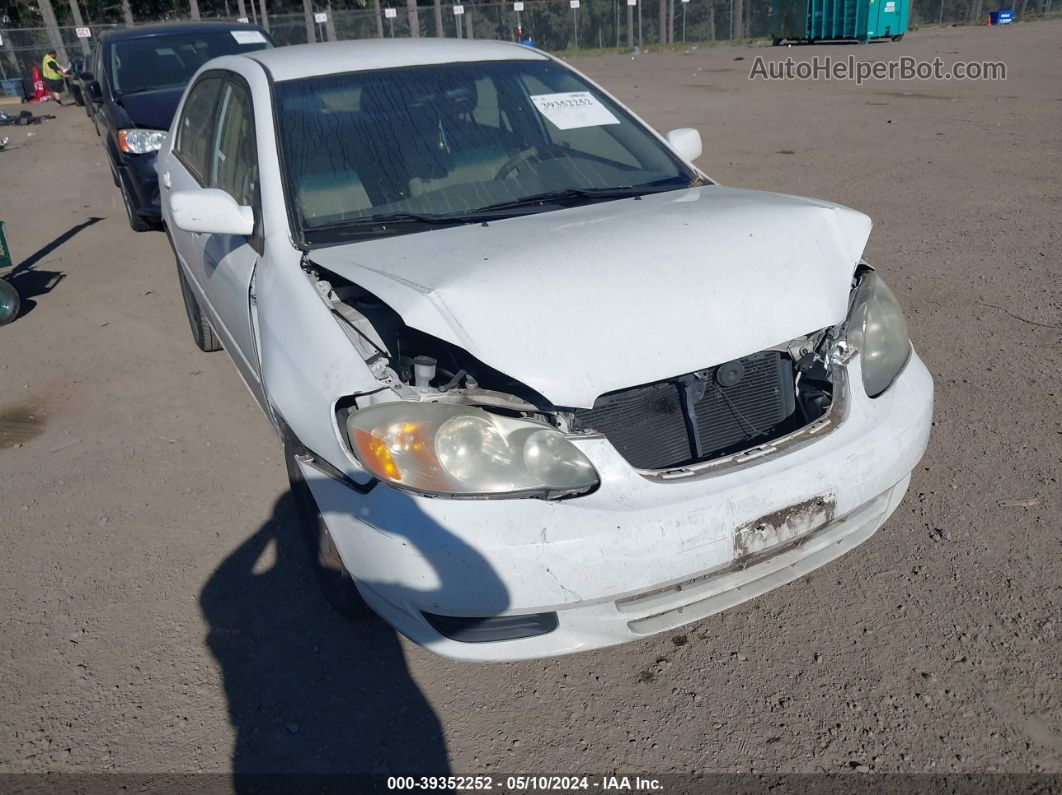 2003 Toyota Corolla Le White vin: JTDBR32E030038745