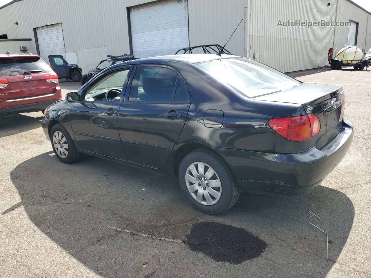 2003 Toyota Corolla Ce Black vin: JTDBR32E030048854