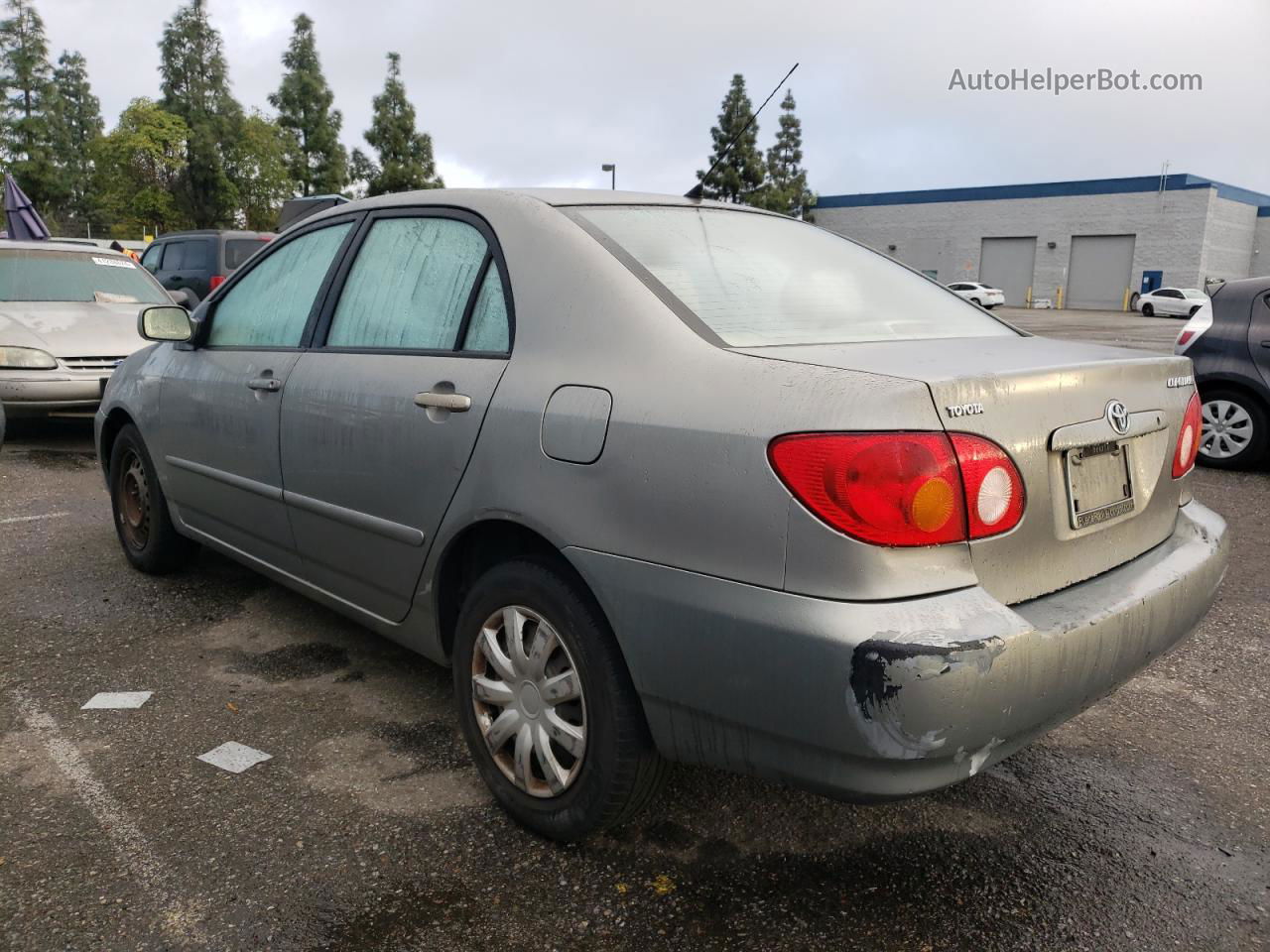 2003 Toyota Corolla Ce Silver vin: JTDBR32E032005216