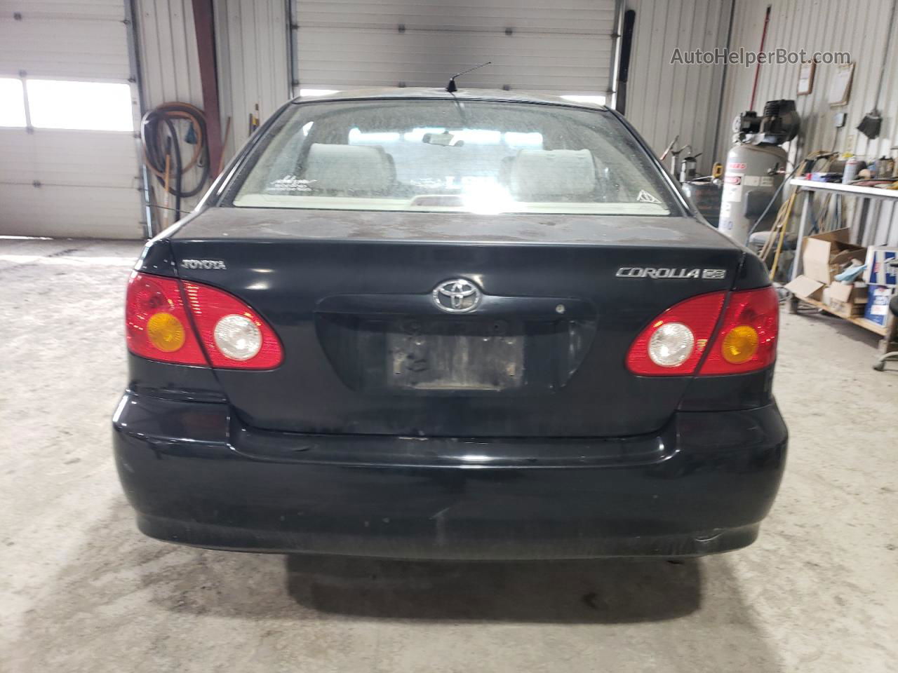 2004 Toyota Corolla Ce Black vin: JTDBR32E040051707