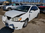 2004 Toyota Corolla Ce White vin: JTDBR32E040052324