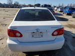 2004 Toyota Corolla Ce White vin: JTDBR32E040052324