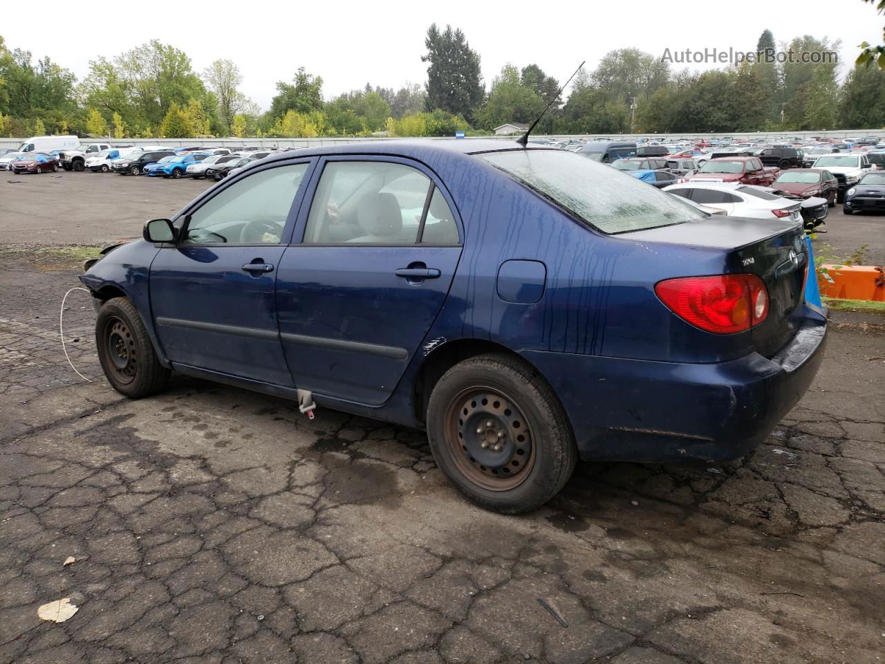 2004 Toyota Corolla Ce Синий vin: JTDBR32E042027802