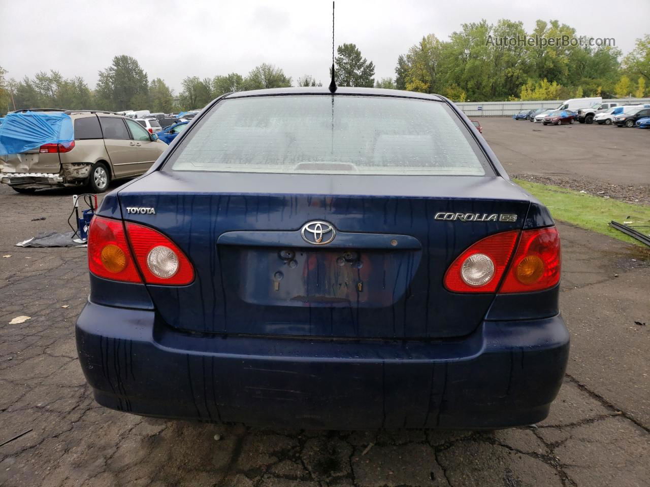 2004 Toyota Corolla Ce Blue vin: JTDBR32E042027802