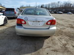 2004 Toyota Corolla Ce Silver vin: JTDBR32E042030537