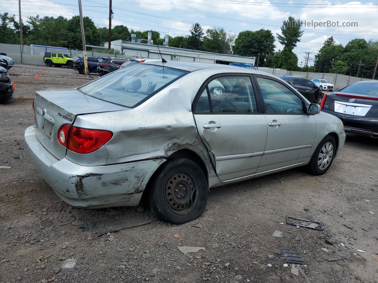 2004 Toyota Corolla Ce Серебряный vin: JTDBR32E042039920