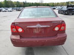 2005 Toyota Corolla Ce Бордовый vin: JTDBR32E052061532