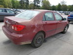 2005 Toyota Corolla Ce Бордовый vin: JTDBR32E052061532