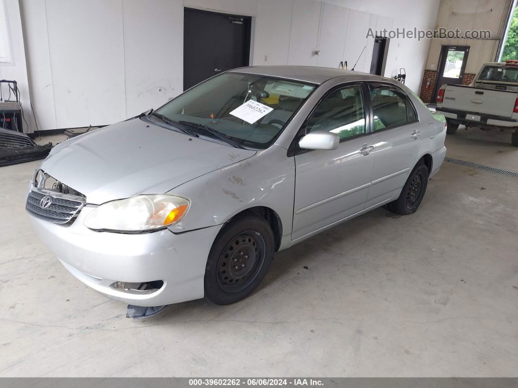 2005 Toyota Corolla Le Silver vin: JTDBR32E052067492