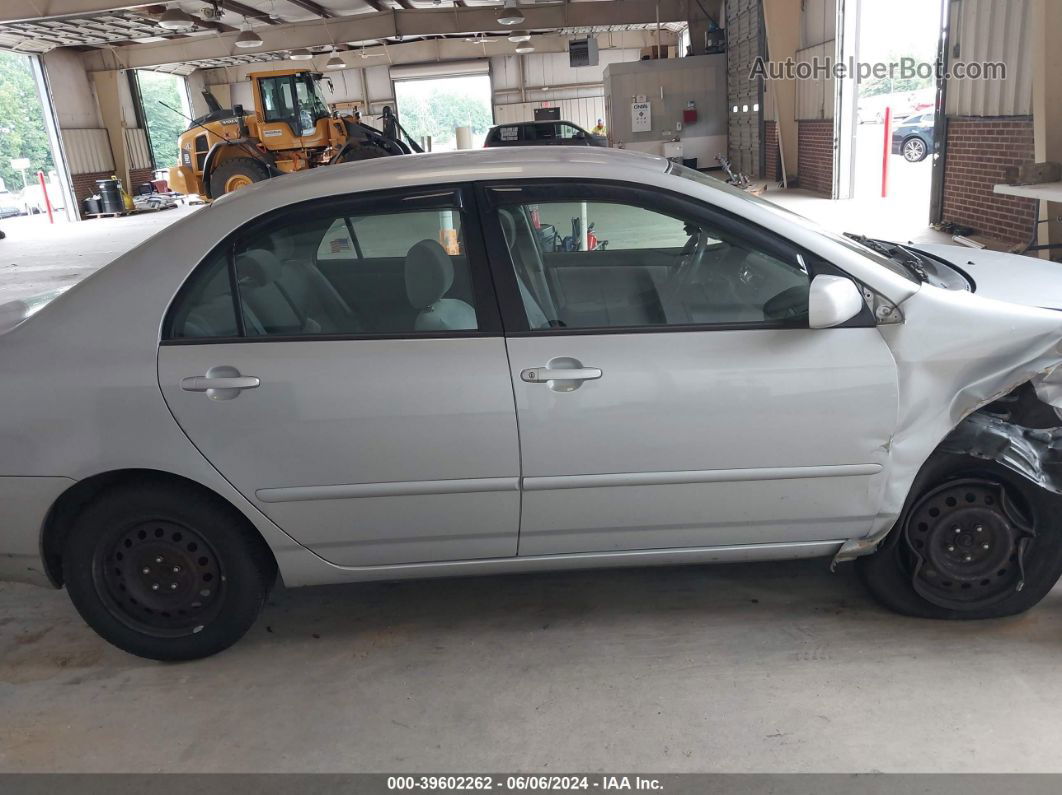 2005 Toyota Corolla Le Silver vin: JTDBR32E052067492