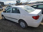 2003 Toyota Corolla Ce White vin: JTDBR32E130004653