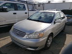 2003 Toyota Corolla Ce Silver vin: JTDBR32E130037457