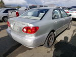 2003 Toyota Corolla Ce Silver vin: JTDBR32E130037457