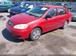 2003 Toyota Corolla Ce/le Red vin: JTDBR32E132001367