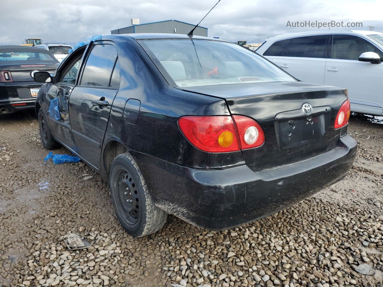 2004 Toyota Corolla Ce Black vin: JTDBR32E140051697