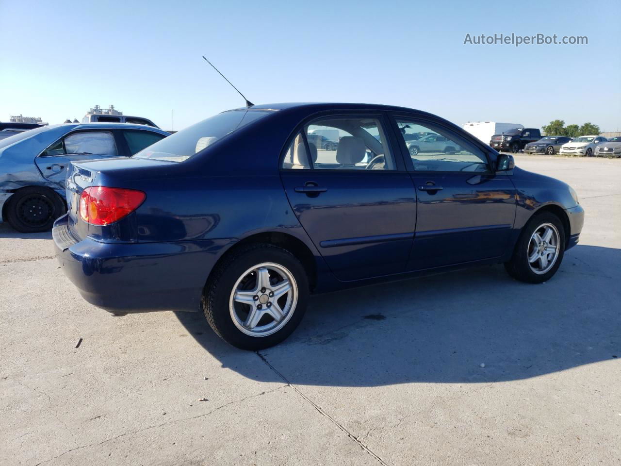 2004 Toyota Corolla Ce Синий vin: JTDBR32E140052378