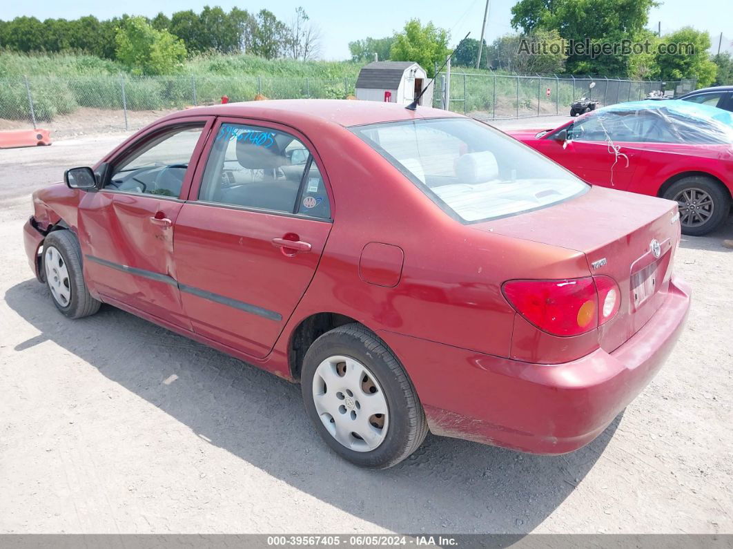 2004 Toyota Corolla Ce Orange vin: JTDBR32E142025623