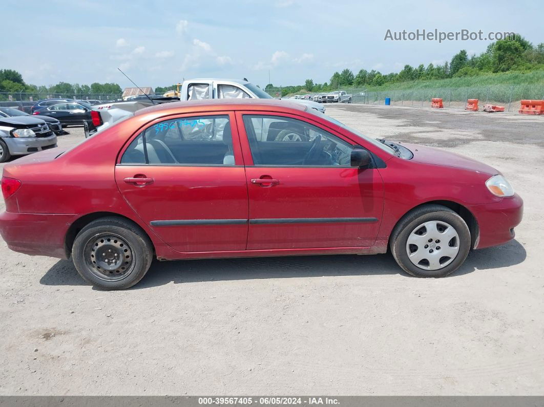 2004 Toyota Corolla Ce Orange vin: JTDBR32E142025623