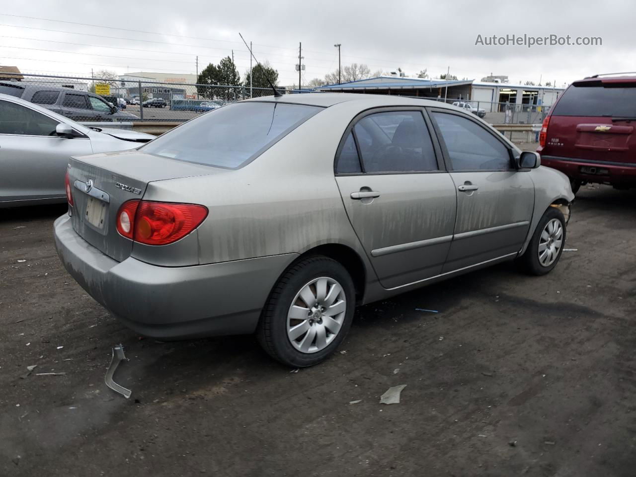 2004 Toyota Corolla Ce Gray vin: JTDBR32E142032300