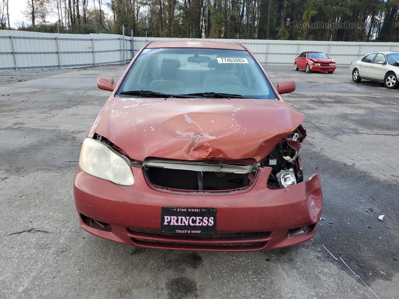 2004 Toyota Corolla Ce Red vin: JTDBR32E142037710