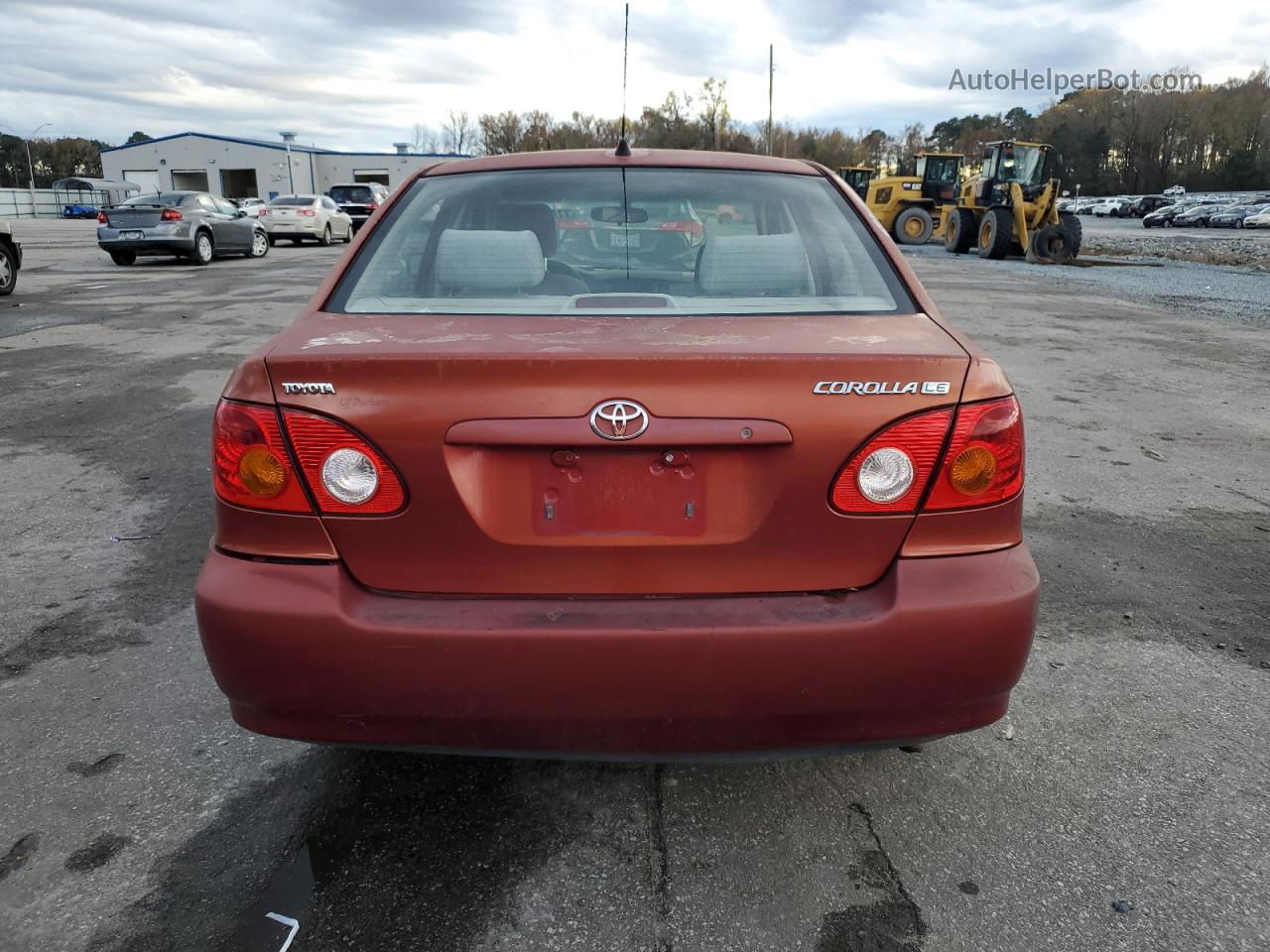 2004 Toyota Corolla Ce Red vin: JTDBR32E142037710