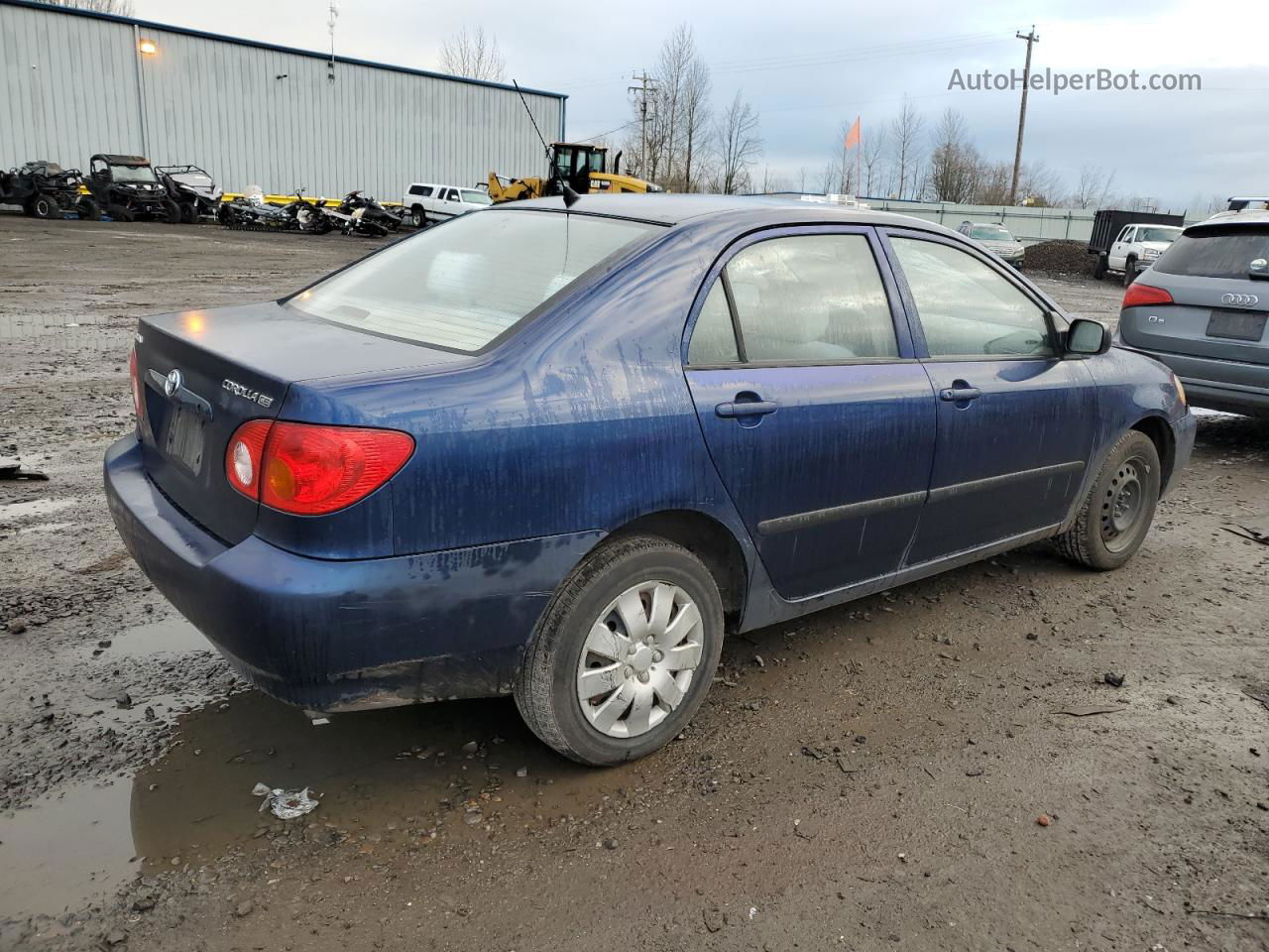 2004 Toyota Corolla Ce Blue vin: JTDBR32E142038176